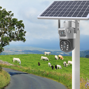 Cámara DE SEGURIDAD Solar con tarjeta SIM 4G de doble lente de 6MP con Sensor de movimiento PIR Panel Solar batería impermeable al aire libre PTZ Cámara CCTV - Product Image 4