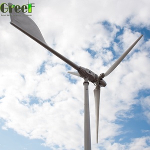 5kW düşük başlangıç rüzgar hızı pitch kontrol yatay eksen rüzgar türbini mıknatıslı jeneratör fiyat için ev - Product Image 6