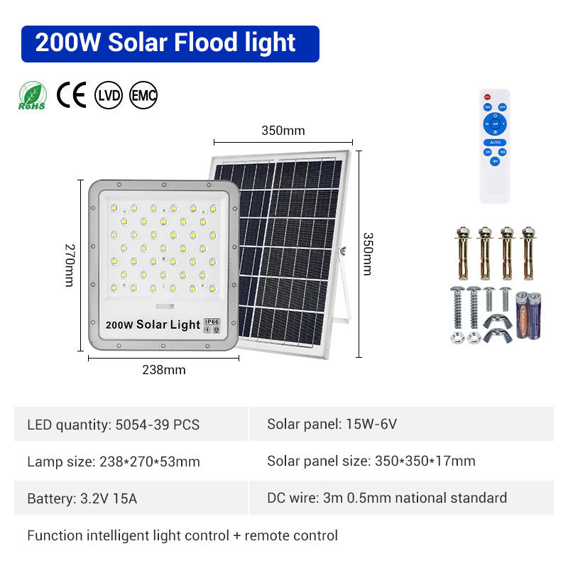 Puissance de la lampe grise-200W