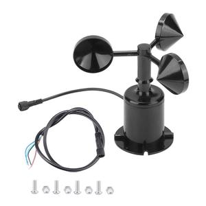Sensor de velocidad del viento de 0-50 m/s, anemómetro, Sensor de velocidad del viento, salida de señal ambiental, tipo de pulso, Tres tazas - Product Image 6