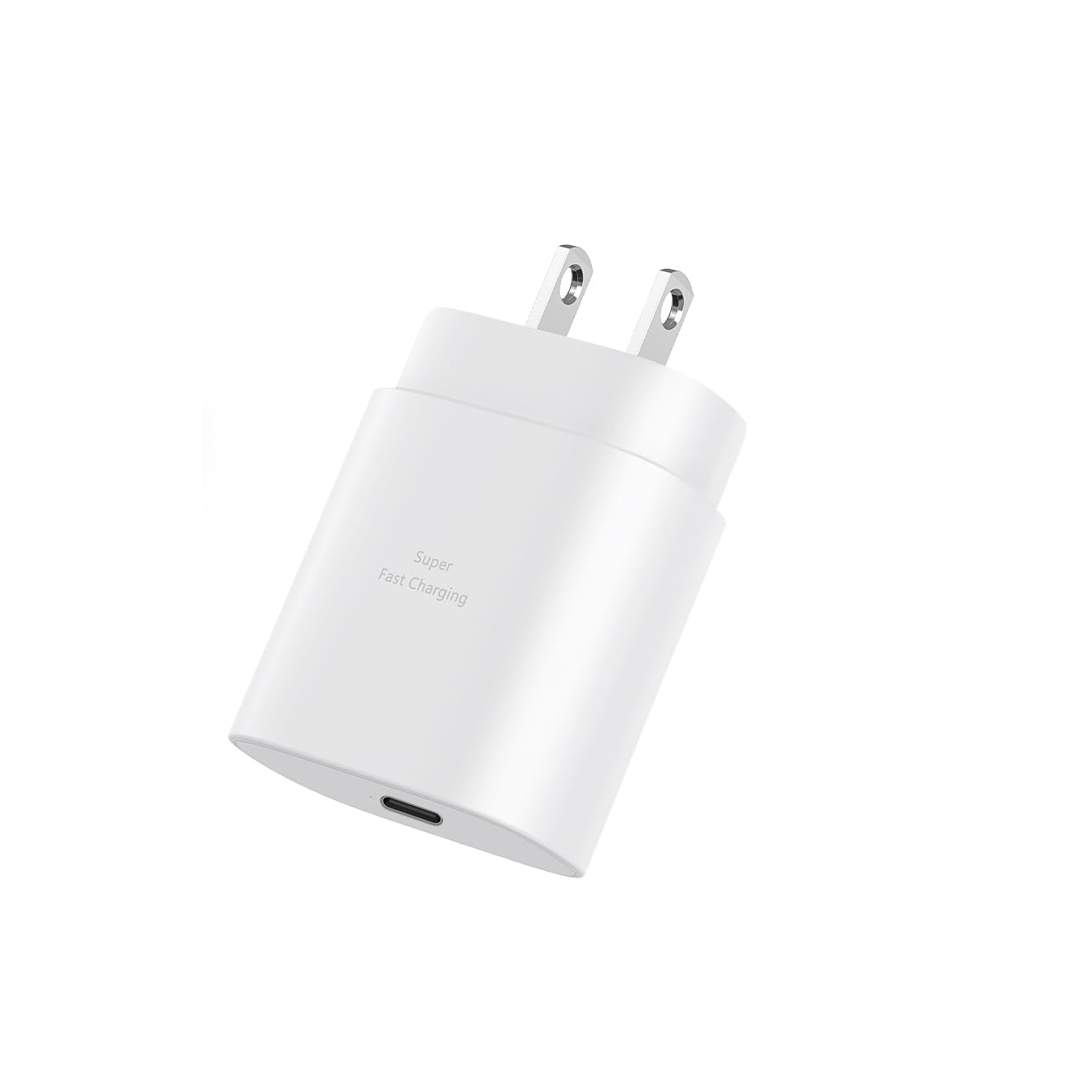 Chargeur de téléphone blanc