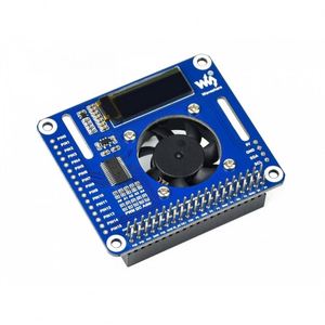 Waves hare PWM-gesteuerter Lüfter HAT für Raspberry Pi, I2C, Temperaturmonitor-Erweiterungs karte KITS - Product Image 1