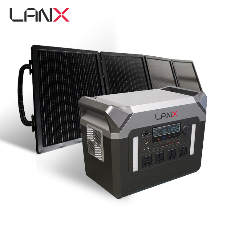 Noir avec panneau solaire
