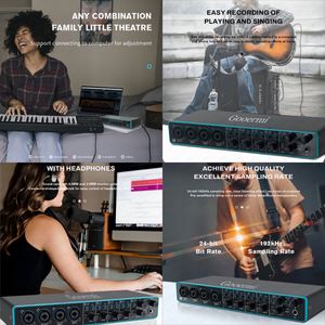 Interfaz de mezclador de audio multifuncional para ventas al por mayor Mezclador de interfaz de audio - Product Image 6