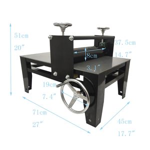 Bview Nghệ Thuật Đất Sét Tấm Máy Của Nhãn Hiệu Tấm Con Lăn Với Có Thể Điều Chỉnh Bùn Ép Độ Dày Cho Đất Sét Nhiệm Vụ Nặng Nề Xách Tay Bàn - Product Image 4