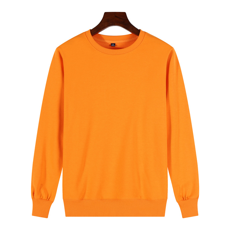 Terry crew neck-orange