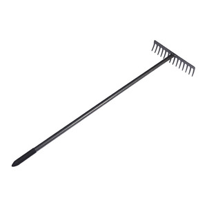 小铁农用耙子木柄翻土枯草耙子挖松除落叶 - Product Image 5