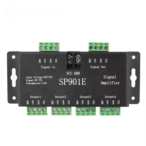 Esann DC5-24v สัญญาณ SPI แอดเดรส RGB พิกเซล LED แถบ Sp901e ควบคุมเครื่องขยายเสียงแบบมืออาชีพ - Product Image 1
