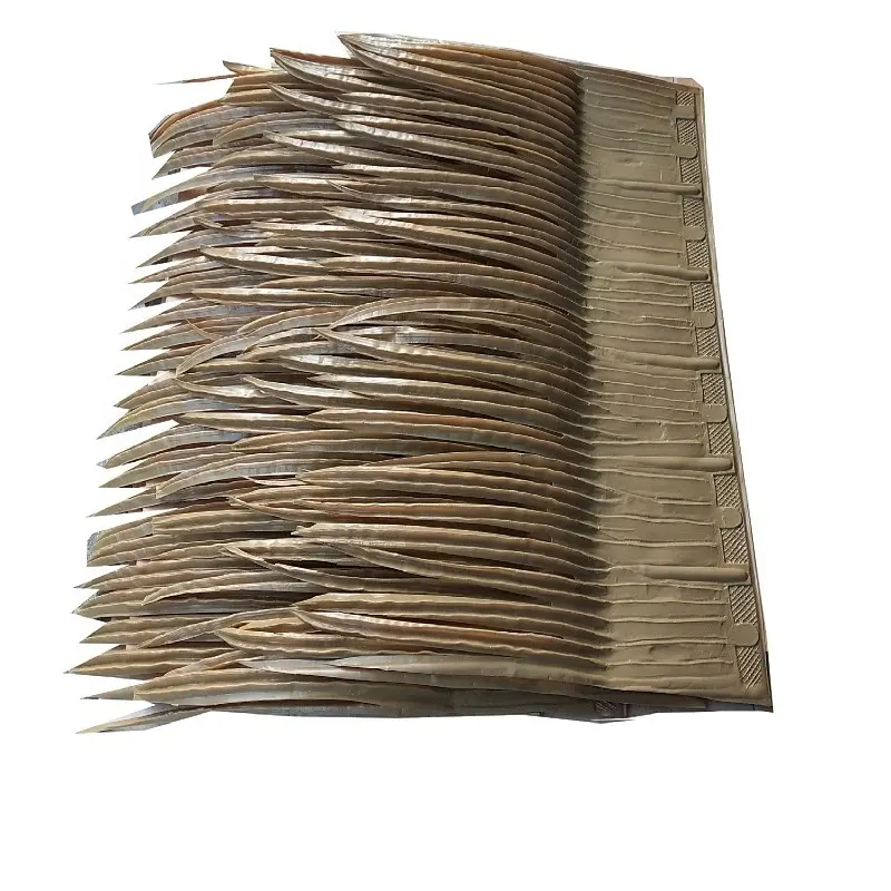 New Arrival Artificial Roof Reed In Tiles Plastic Roof/Palmex Thatch/Water Rattan Plants Shingle Palm Leaf Thatch Umbrella
