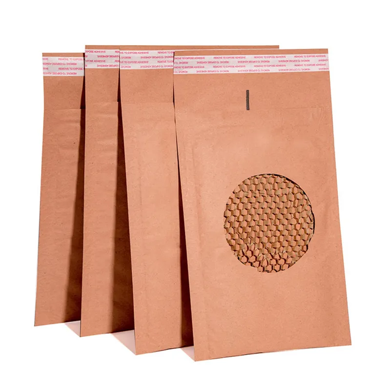 Bolsas acolchoadas para correio de colmeia, sacos de envelopes eco amigáveis