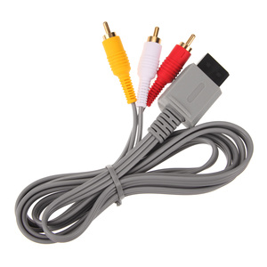 Cable de Audio y vídeo para consola Nintendo Wii, accesorio compuesto de 3 RCA, salida principal de vídeo de 480p, 1,8 m - Product Image 3
