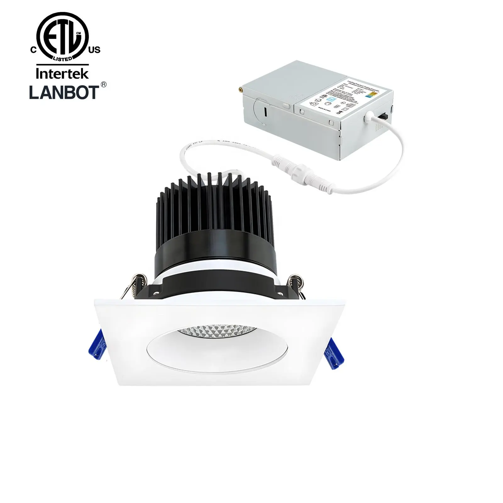 4 polegadas Gimbal Recesso Iluminação LED Dimmable Downlight Ajustável LED Retrofit Trim Luminária com Certificação ETL ES