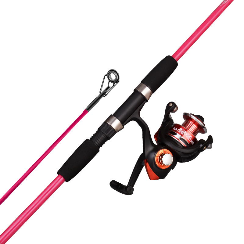 pink rod with 2000# reel