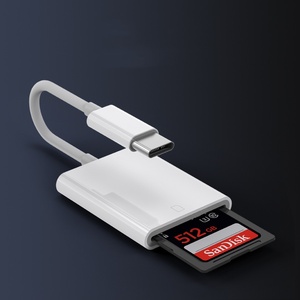 Lettore di schede SD telefono e fotocamera dedicato OTG Card Reader scheda di memoria TF cavo adattatore ad alta velocità - Product Image 5