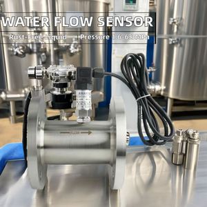 Digital Turbine Water Flow <strong>Sensor</strong> with <strong>Pulse</strong> <strong>Output</strong> OEM Customizable Thread Connection for Oil Medium - Product Image 3