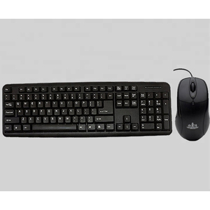 Combo de teclado y ratón de diseño profesional listo para enviar teclado y ratón con cable