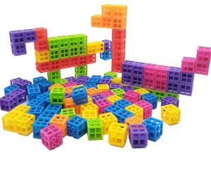 Educational Toys Plastic <strong>Building</strong> Stacking <strong>Blocks</strong> 2 cm Cube <strong>Building</strong> <strong>Blocks</strong> - Product Image 5