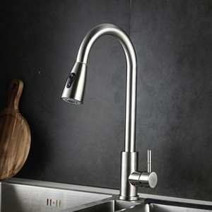2023 Modern <strong>Cheap</strong> Kitchen Hot and Cold Faucet 2 Function Pull Down Stainless Steel Sink <strong>Mixer</strong> Kitchen Faucet - Product Image 4