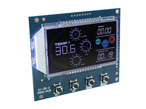 Flugzeug Tachometer LCD Display Kopf Massage gerät LCD Display Auto Klimaanlage Controller LED Hintergrund beleuchtung Segment Displays - Product Image 3