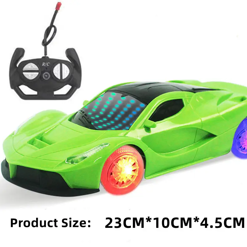 Дешевый Радиоуправляемый автомобиль масштаб 1:18, модель игрушечного автомобиля, блестящая шина, 3D эффект освещения, четырехстороннее Радиоуправление, спортивный автомобиль