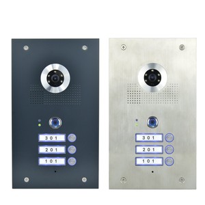 ワイドビュー直接呼び出し指紋機能を備えた2線式バスアパートインターホンシステムWifi付き屋内モニターまたはオプションなし - Product Image 5