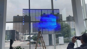 Publicidad Creatividad Pantalla LED transparente Pantalla Interior de la Oficina del edificio de la pantalla LED para Windows - Product Image 6