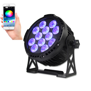 Su geçirmez pil <span class=keywords><strong>LED</strong></span> PAR işık kablosuz uzaktan APP kontrol 12x18w disko olay düğün parti için RGBWA UV DMX DMX sahne işık - Product Image 1