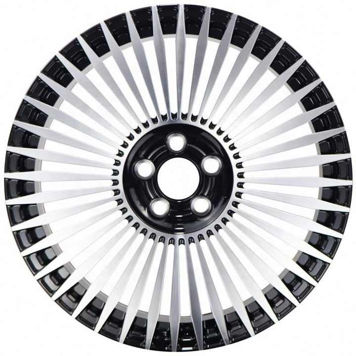 Cubo de suspensión de ruedas forjadas 17 18 19 20 21 22 pulgadas H/PCD 5*112 llanta de rueda de coche negra para Mercedes Benz para BMW para Land Rover