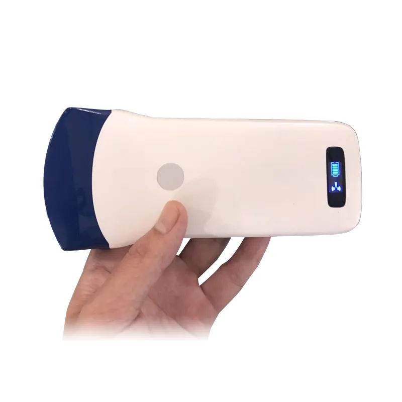 PET Doppler Scanner Wireless digitale portatile sonda 128 elemento 3.5 MHZ ecografia cane maiale sonda convessa WIFI Android IOS