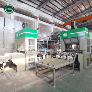 Máquina de prensado en caliente, línea de producción de cartón de huevos, bandeja de botellas de Punnet automática, maquinaria de secado multicapa, fabricación de cajas de huevo - Product Image 2