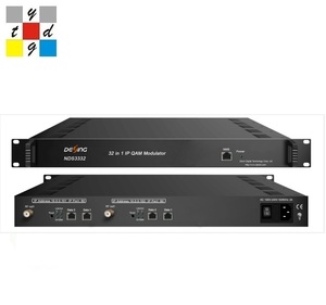 CATV NDS3332 IP QAMモジュレーターDVB-Cモジュレーター1Uデジタルデザイン、調整可能な管理とWebアクセス - Product Image 1
