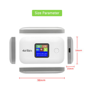Rwdnext เราเตอร์ไร้สาย4G LTE 3G แบบพกพา3000mAh ใส่ซิมการ์ดได้ฮอตสปอต QoS Firewall รองรับความถี่2.4G 5g - Product Image 3