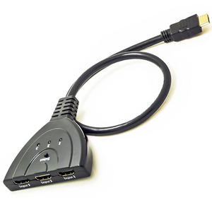 SENYE Analog signal <strong>HDMI</strong> Switcher Support 4K 3 in 1 OUT Port with Pigtail <strong>HDMI</strong> Cable - Product Image 1