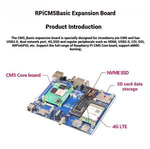 Raspberry Pi CM5 scheda di sviluppo con AI 4G LTE Free SSD USB 3.0 TF Storage per Linux OS - Product Image 4
