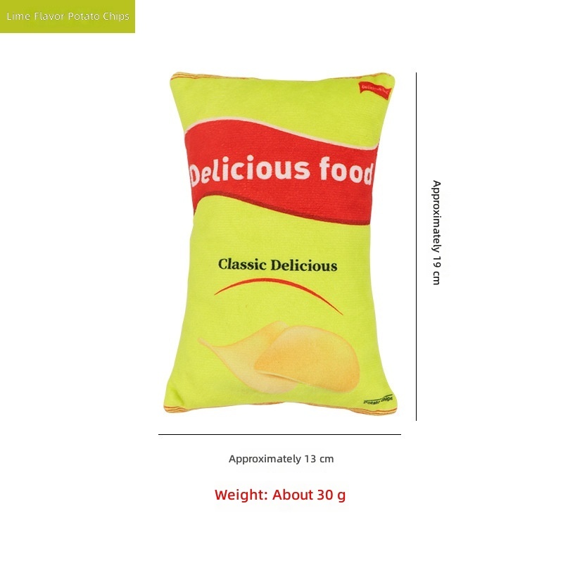 Lime flavored potato chips