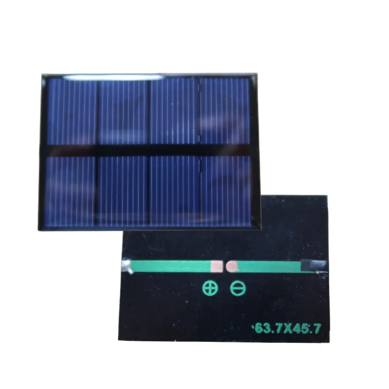 Carregador de painel solar poli de células solares 2V 0.4W Painel solar de resina epóxi 2V