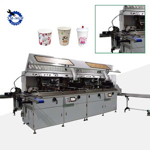 Hochwertige 2-farbige automatische Siebdruckermaschine für Plastikbehälter mit Be- und Entladung von Farbseiden-Seidendrucker - Product Image 4