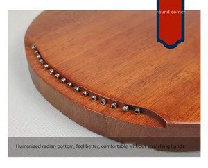 Красное дерево lyre 16 струн harp коробка-тип дизайн портативный lyre перкуссионный музыкальный инструмент для начинающих инструменты - Product Image 5