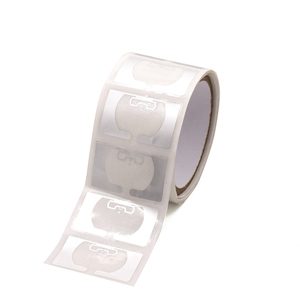 Custom 54*33mm <strong>UHF</strong> Programmable Barcode RFID Adhesive Sticker Tag Wet/Dry Smart <strong>Inlay</strong> Label for Barcode 860-960MHz 860-960MHz - Product Image 3