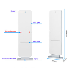 Sistema de puerta de seguridad antirrobo RFID con control de acceso de puerta de alarma de biblioteca con LED y alarma - Product Image 1