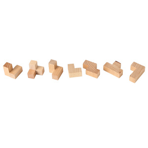 Soma Cube Sồi Gỗ 3D Câu Đố Tự Làm Giáo Dục Đồ Chơi Ma Thuật Bảy Phần Xây Dựng Khối Trò Chơi Cho Trẻ Em tuổi từ 5-7 Năm - Product Image 4