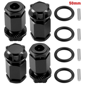 4pcs 50mm Alu Hợp Kim Bánh Xe mở rộng Combiner <span class=keywords><strong>coupler</strong></span> adapter cho L 1/5 dbxl 2.0 4WD khí Buggy RC Xe Tải nâng cấp các bộ phận - Product Image 3
