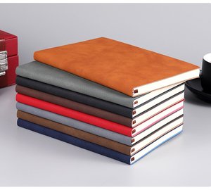 Taccuino personalizzato A5 con copertina in morbida pelle, perfetto per rilegare diario/diario aziendale, adatto per uso scolastico e regalo - Product Image 3