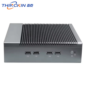 Barato caja PC i7 i5 I3 sistema Barebone 4GB/8GB/16GB computadora de escritorio RS232 RS485 12V pequeño industrial sin ventilador mini pc - Product Image 3