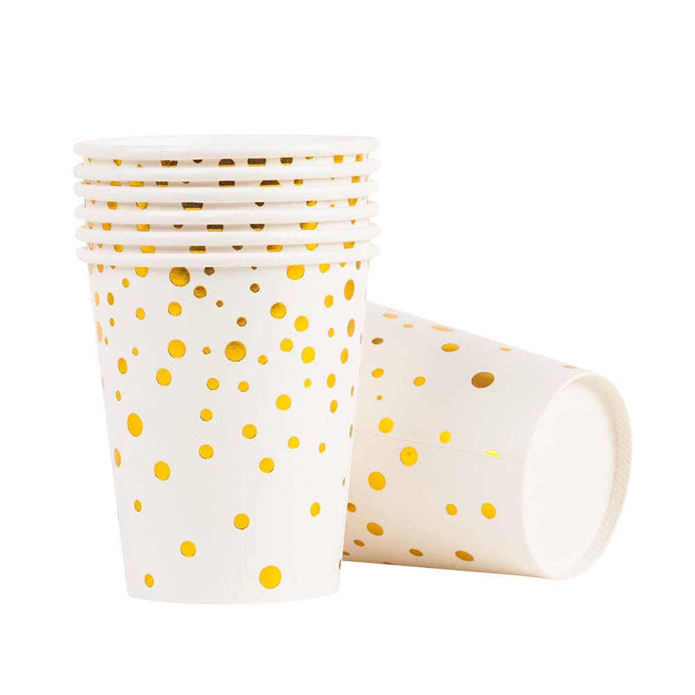 10 vasos de papel