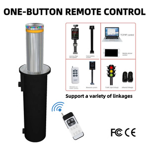 Parkir mobil listrik pintar Remote Control otomatis kolom hidrolik Post keamanan baja mekanis parkir penambat untuk jalan masuk - Product Image 2