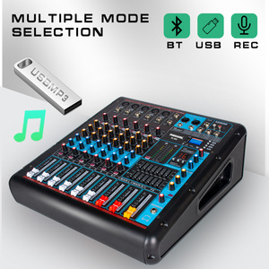 RS-86D profesyonel dijital ses karıştırma konsolu güç mikser amplifikatör 48V Phantom güç ile yüksek kaliteli ses ses ekipmanı - Product Image 2