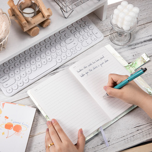 Sáng tạo mô hình bằng đá cẩm thạch mật khẩu máy tính xách tay A5 máy tính xách tay với khóa mật khẩu khóa nhật ký - Product Image 2