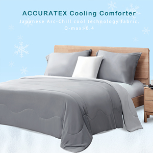 Soğutma yorgan kraliçe boyutu q-max> 0.45 arc-chill soğutma Fiber sıcak uyuyanlar ve gece terlemeleri için hafif serin battaniye