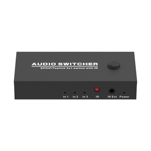 SPDIF Fiber <strong>Audio</strong> <strong>Switch</strong> 3x1 Optical <strong>Switch</strong> SPDIF Toslink Optical Digital <strong>Audio</strong> <strong>Switch</strong> 3 in 1 Out - Product Image 3